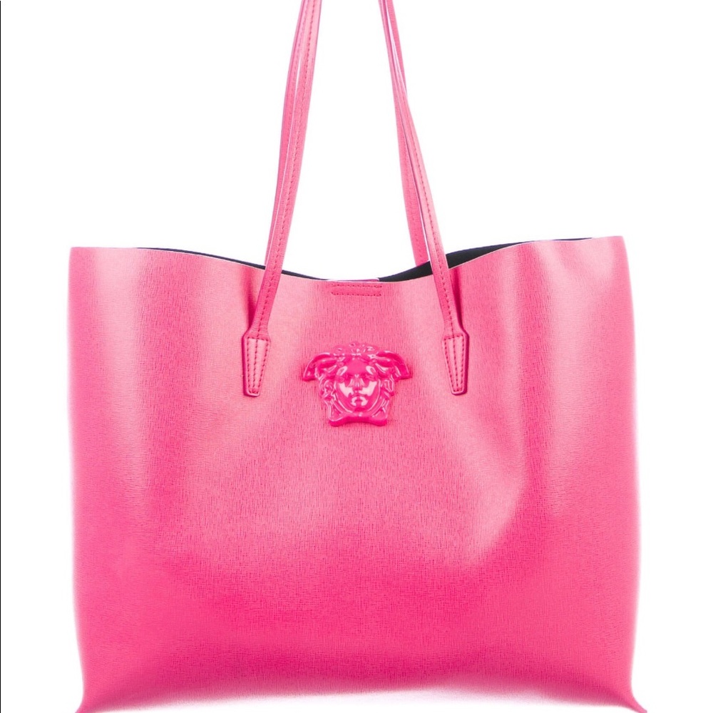 Versace Leather Medusa tote
